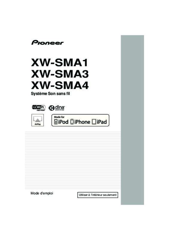 Guide utilisation PIONEER XW-SMA1-W  de la marque PIONEER