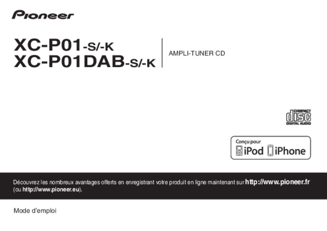 Guide utilisation  PIONEER P1-K  de la marque PIONEER