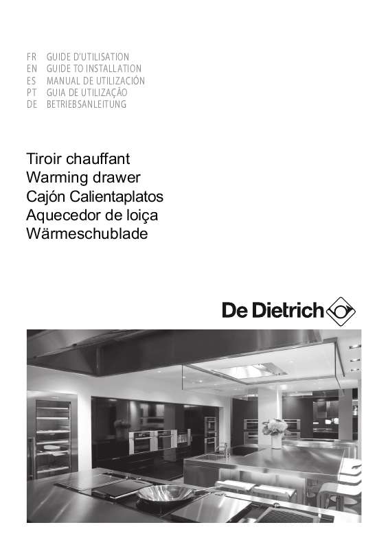 Guide utilisation DE DIETRICH DWD1114B  de la marque DE DIETRICH