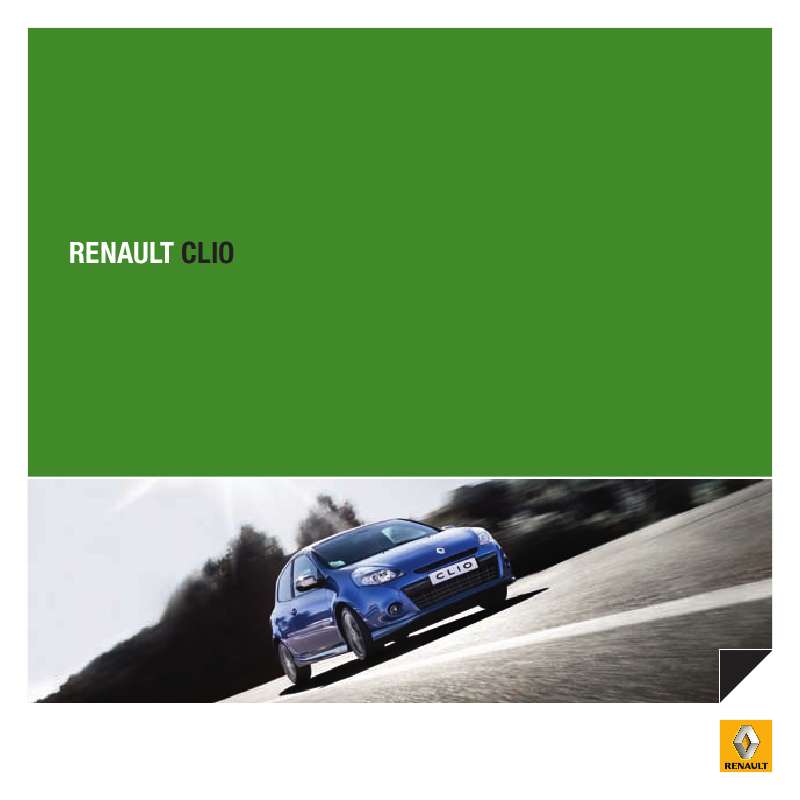 Guide utilisation RENAULT CLIO ESTATE  de la marque RENAULT