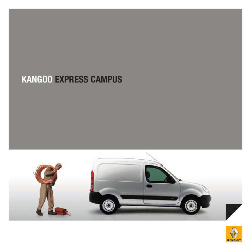 Guide utilisation RENAULT KANGOO EXPRESS CAMPUS  de la marque RENAULT