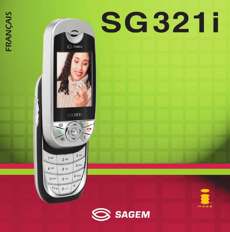 Guide utilisation SAGEM SG321I  de la marque SAGEM