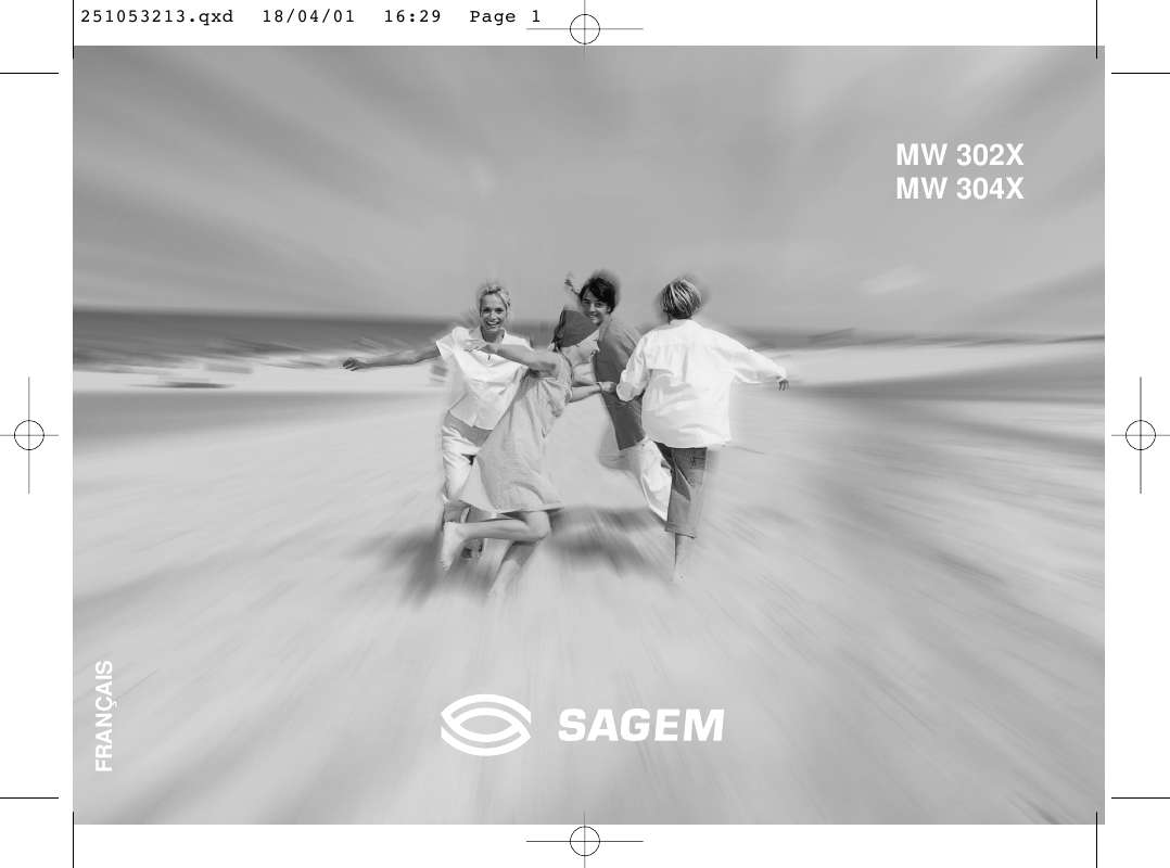 Guide utilisation  SAGEM MW302X  de la marque SAGEM