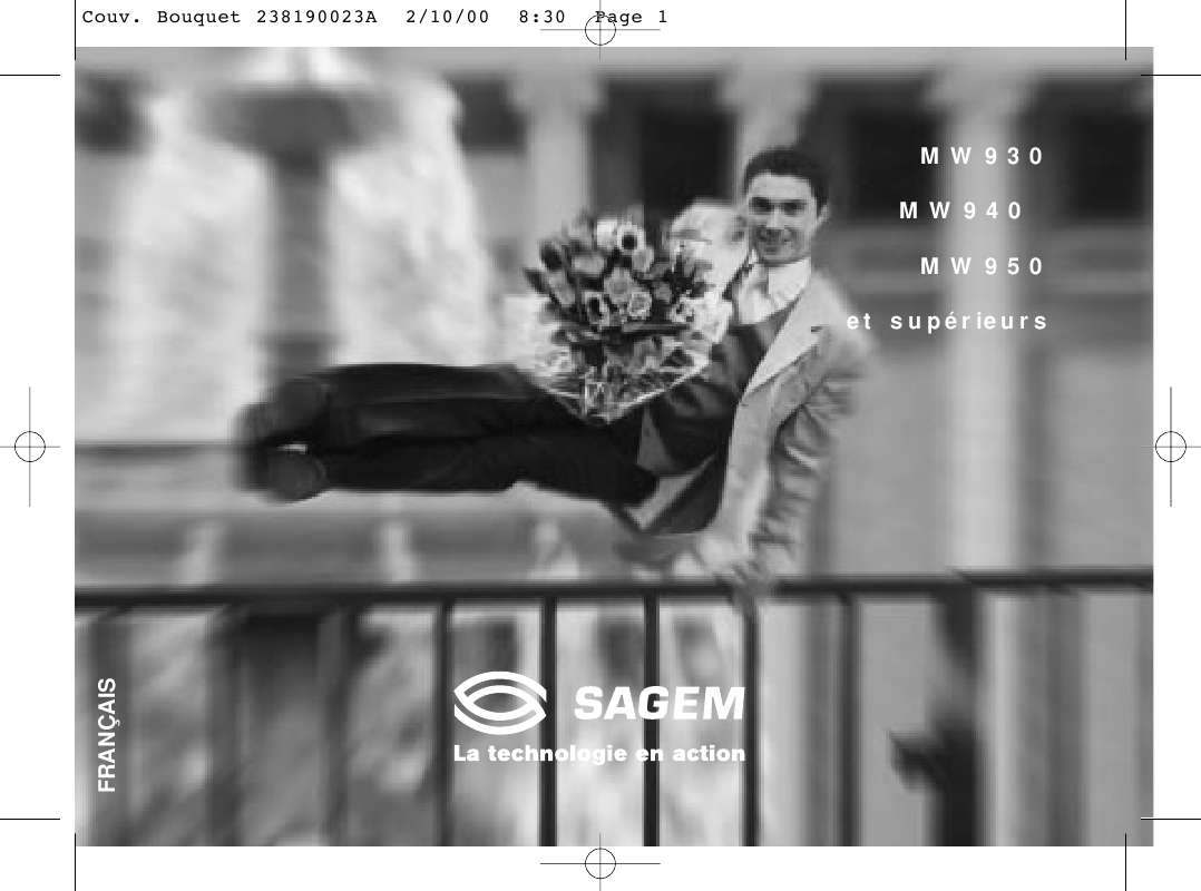 Guide utilisation SAGEM MW9X0  de la marque SAGEM