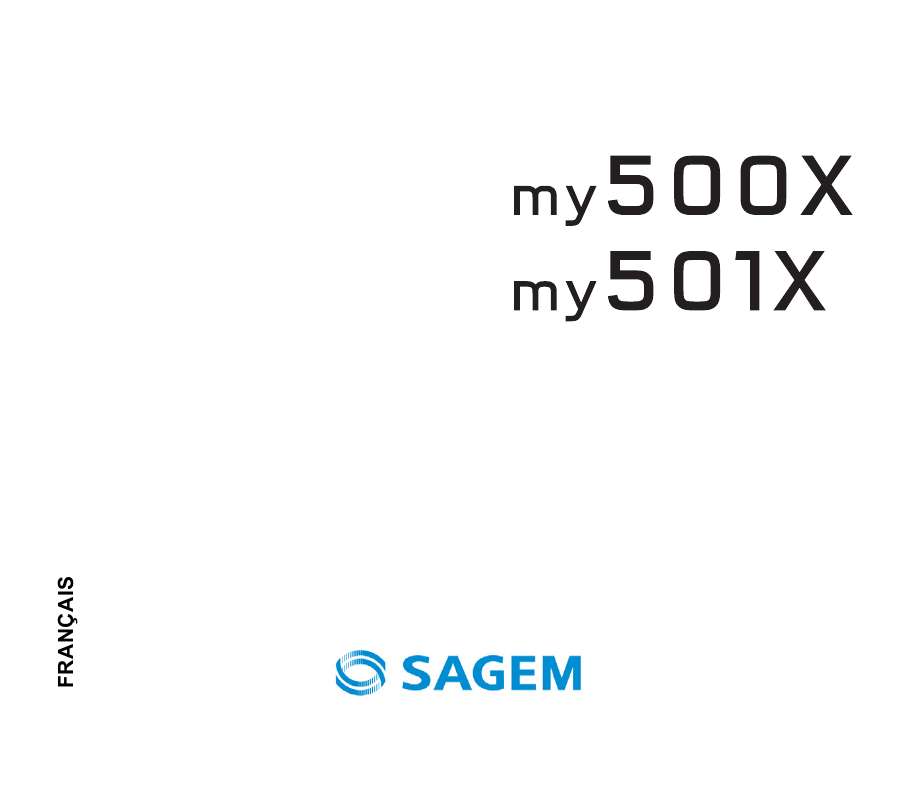 Guide utilisation SAGEM MY500X  de la marque SAGEM