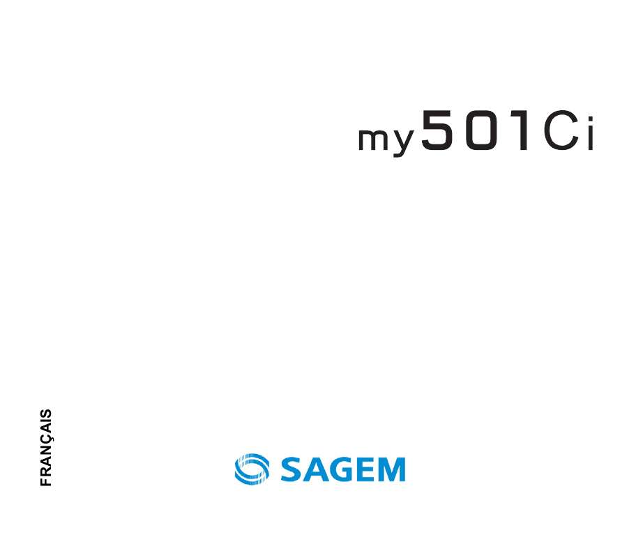Guide utilisation SAGEM MY501CI  de la marque SAGEM