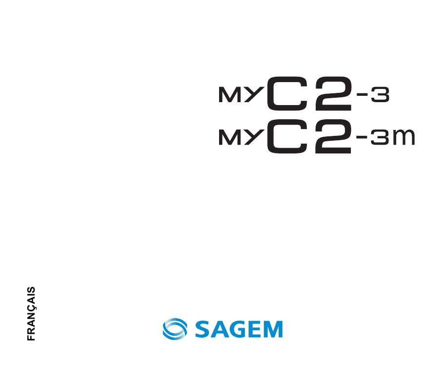 Guide utilisation SAGEM MYC2-3M  de la marque SAGEM