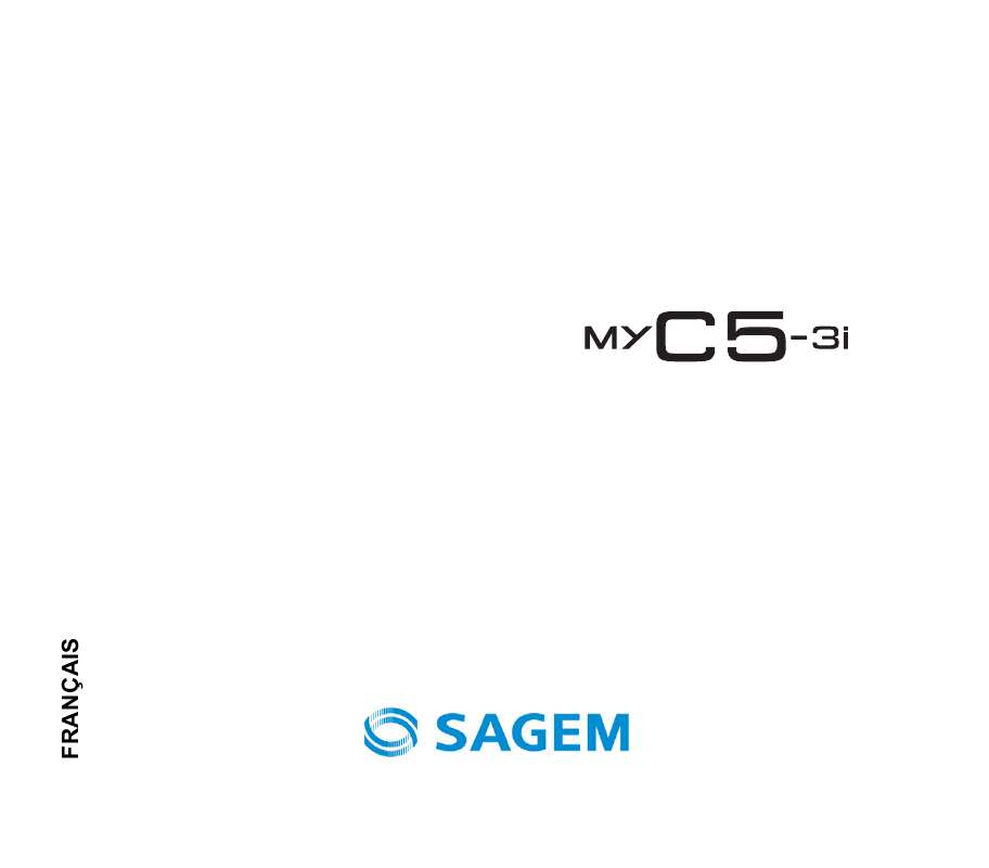 Guide utilisation SAGEM MYC5-3I  de la marque SAGEM