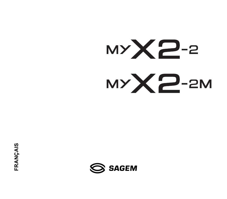Guide utilisation SAGEM MYX2-2M  de la marque SAGEM