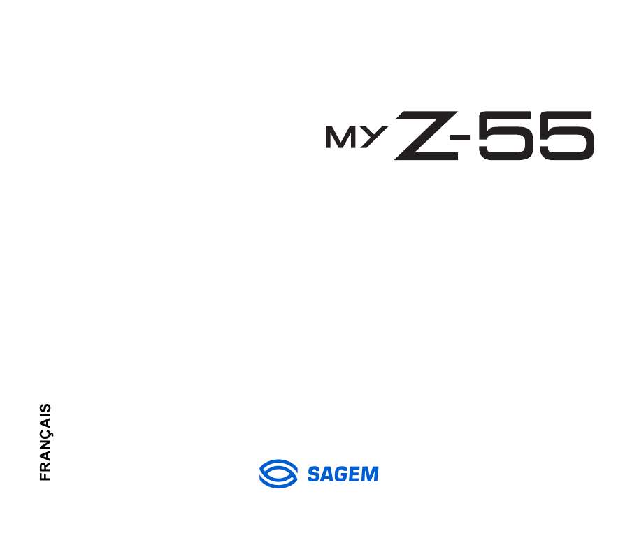 Guide utilisation SAGEM MYZ-55  de la marque SAGEM