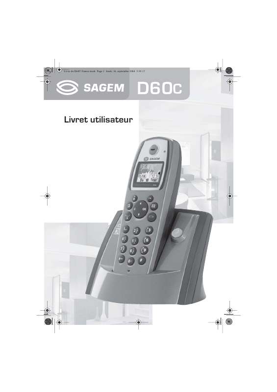 Guide utilisation SAGEM D60C  de la marque SAGEM