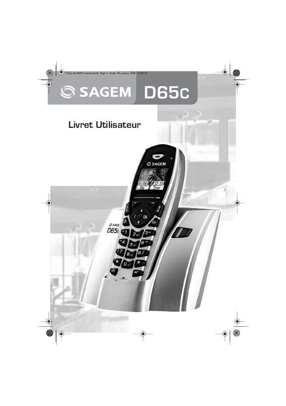 Guide utilisation SAGEM D65C  de la marque SAGEM