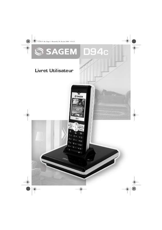 Guide utilisation SAGEM D94C  de la marque SAGEM