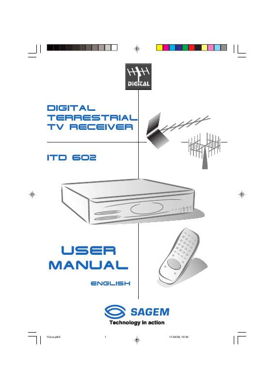 Guide utilisation SAGEM ITD602  de la marque SAGEM