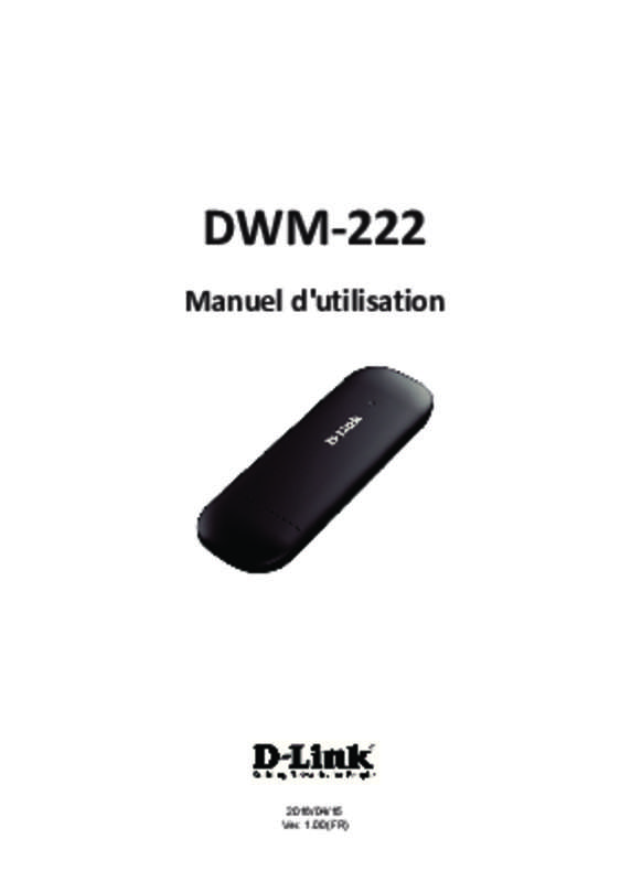 Guide utilisation D-LINK DWM-222  de la marque D-LINK
