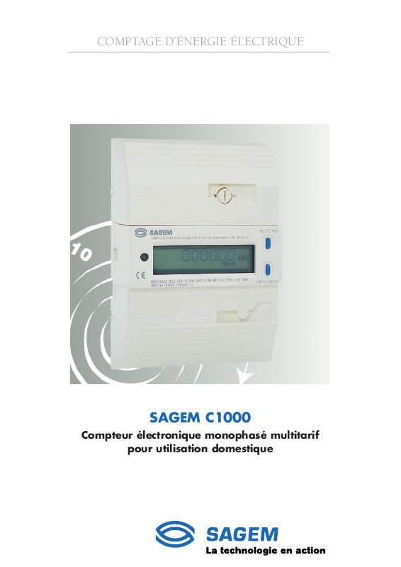 Guide utilisation  SAGEM C1000  de la marque SAGEM