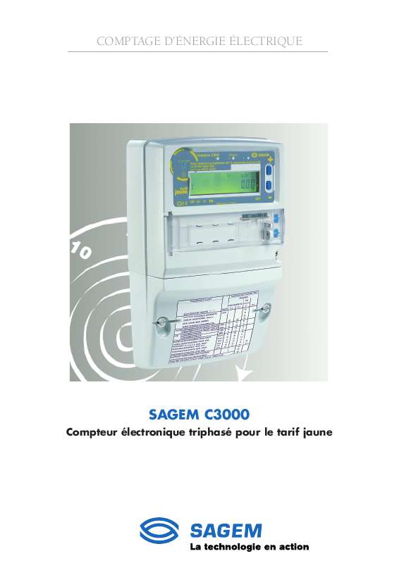 Guide utilisation  SAGEM C3000  de la marque SAGEM