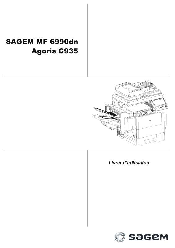 Guide utilisation SAGEM MF 6990DN  de la marque SAGEM