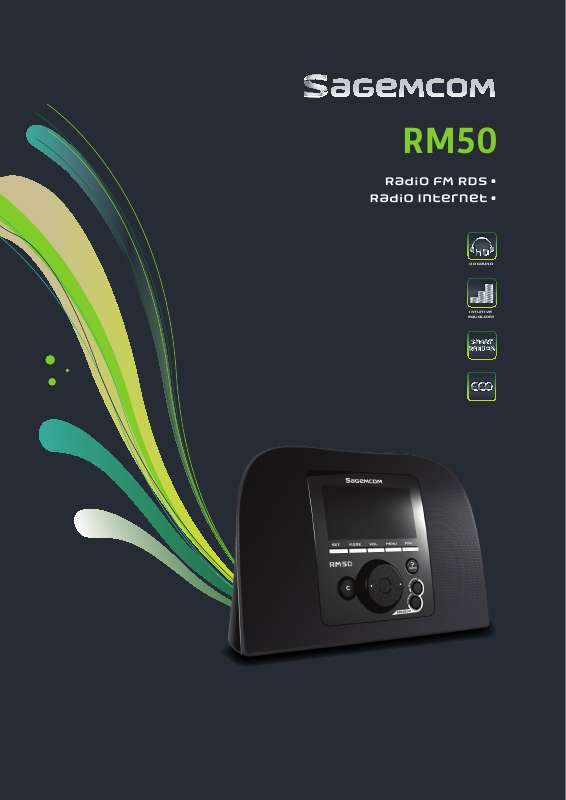 Guide utilisation  SAGEM RM50  de la marque SAGEM
