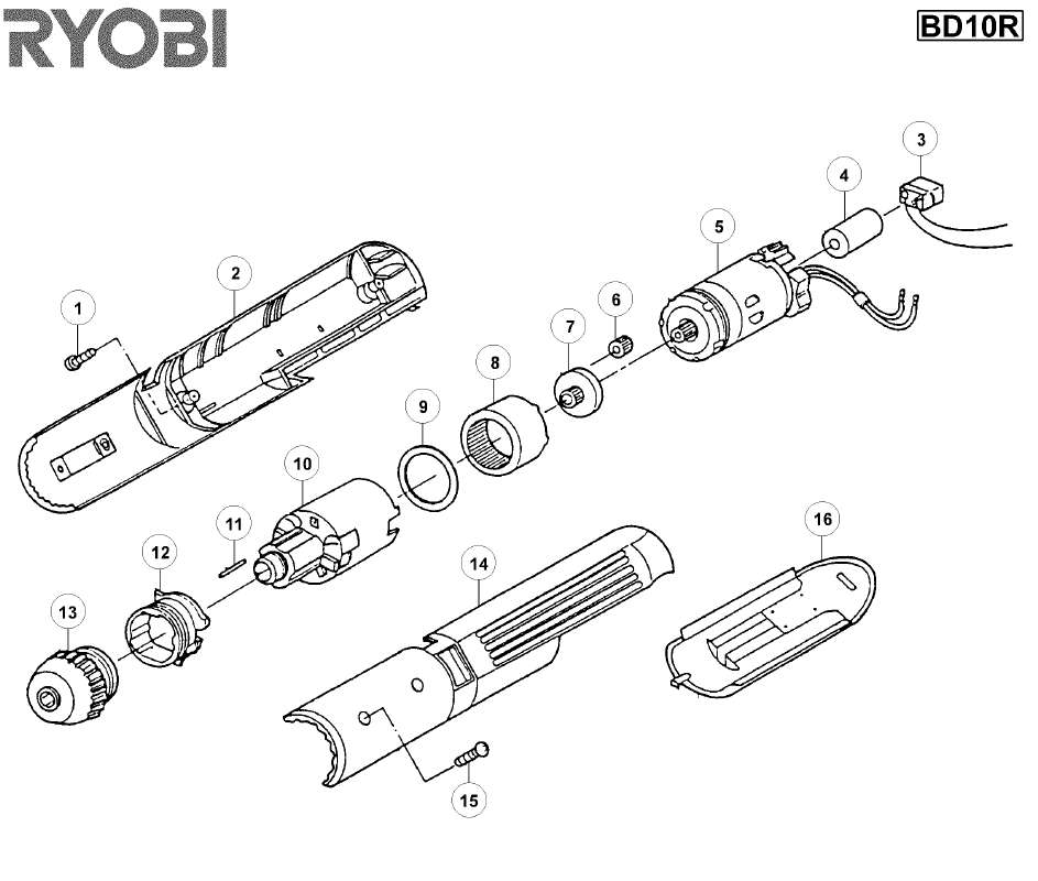 Guide utilisation  RYOBI BD10R  de la marque RYOBI