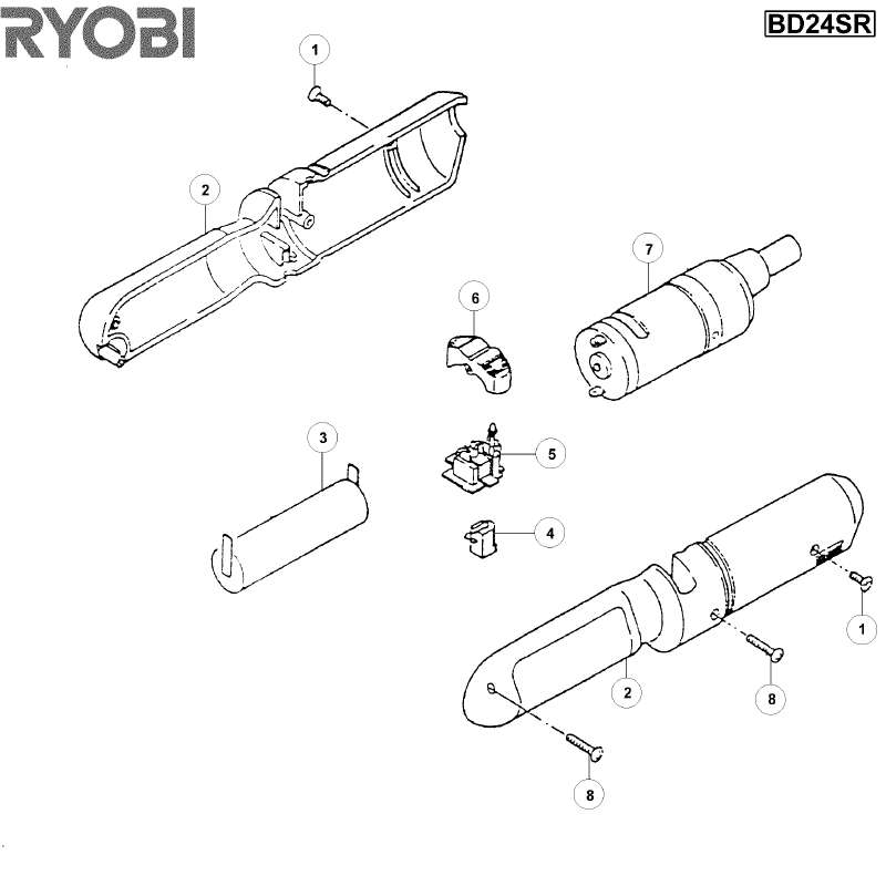 Guide utilisation  RYOBI BD24SR  de la marque RYOBI