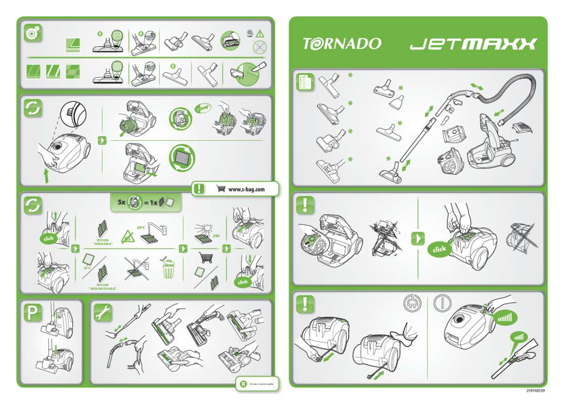 Guide utilisation TORNADO JETMAXX 6870EL de la marque TORNADO