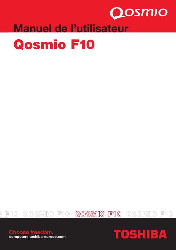 Guide utilisation  TOSHIBA QF10  de la marque TOSHIBA