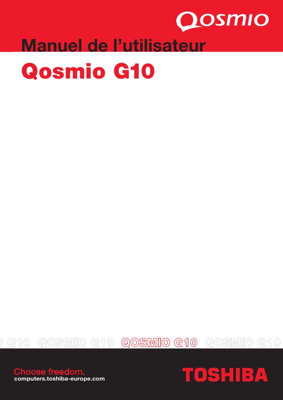 Guide utilisation  TOSHIBA QG10  de la marque TOSHIBA