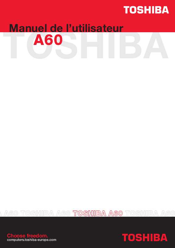 Guide utilisation  TOSHIBA TA60  de la marque TOSHIBA