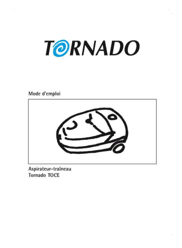Guide utilisation TORNADO TOCE 2105 de la marque TORNADO