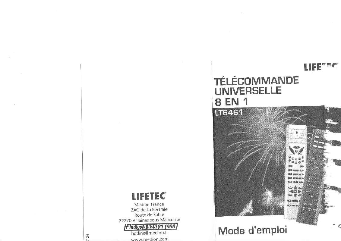 Guide utilisation  LIFETEC LT6461  de la marque LIFETEC