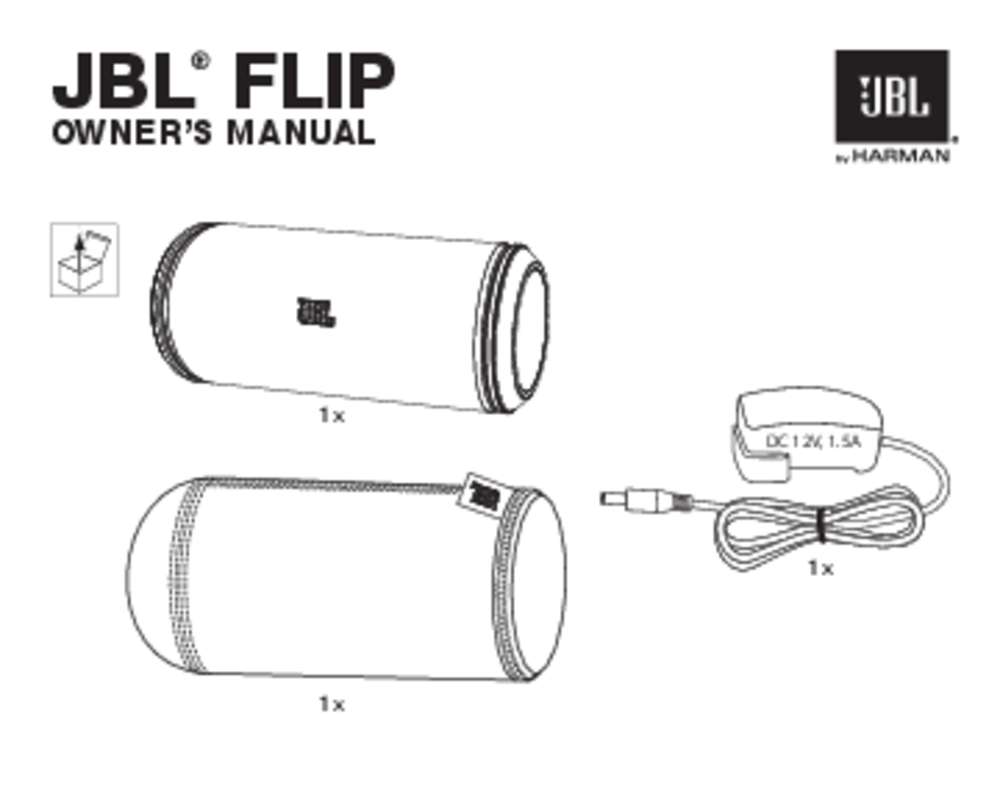 Guide utilisation JBL FLIP  de la marque JBL