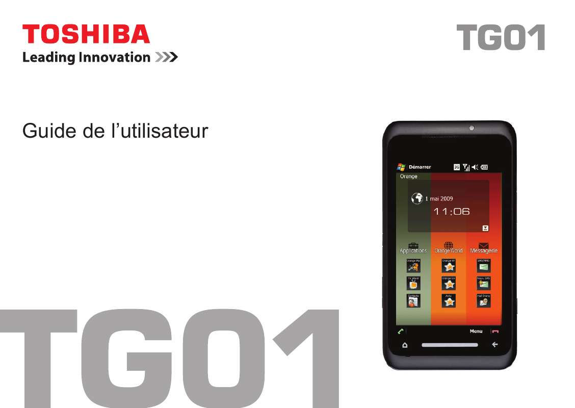 Guide utilisation TOSHIBA TG01  de la marque TOSHIBA