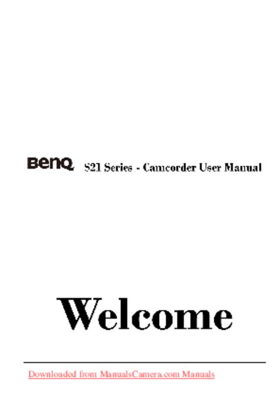Guide utilisation BENQ DV S21  de la marque BENQ