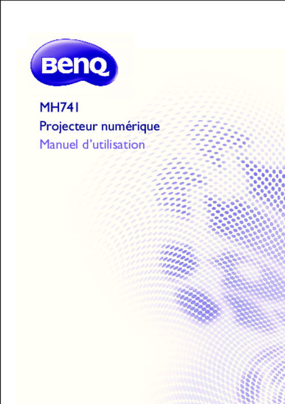 Guide utilisation BENQ MH741  de la marque BENQ