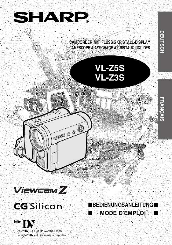 Guide utilisation SHARP VL-Z3S  de la marque SHARP