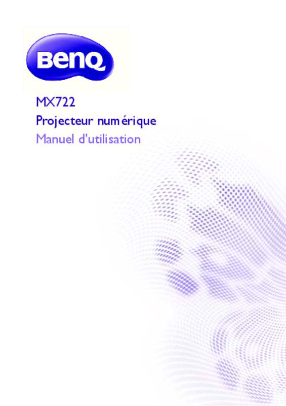 Guide utilisation BENQ MX764  de la marque BENQ