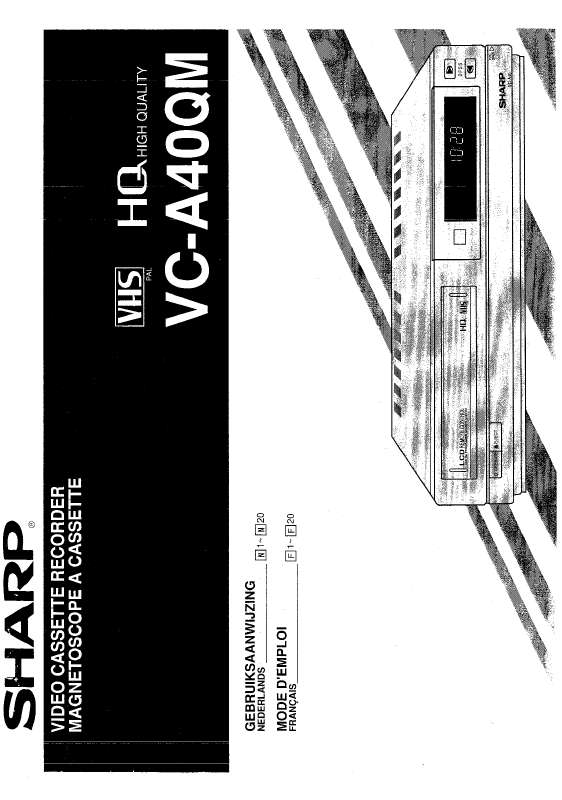 Guide utilisation SHARP VC-A40QM  de la marque SHARP