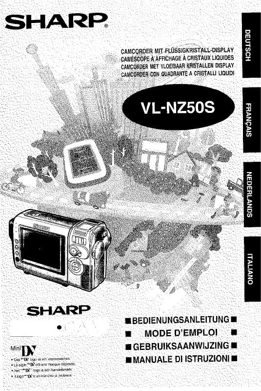 Guide utilisation SHARP VL-NZ50S  de la marque SHARP