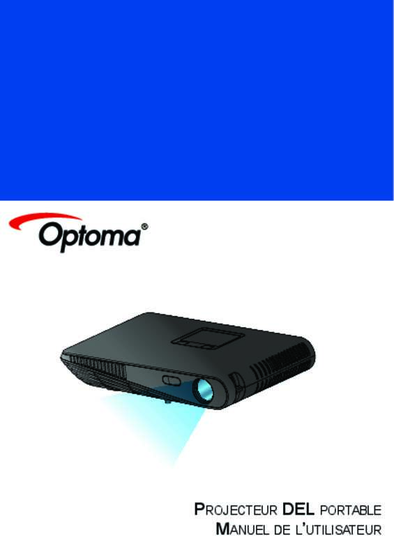 Guide utilisation OPTOMA ML1000  de la marque OPTOMA