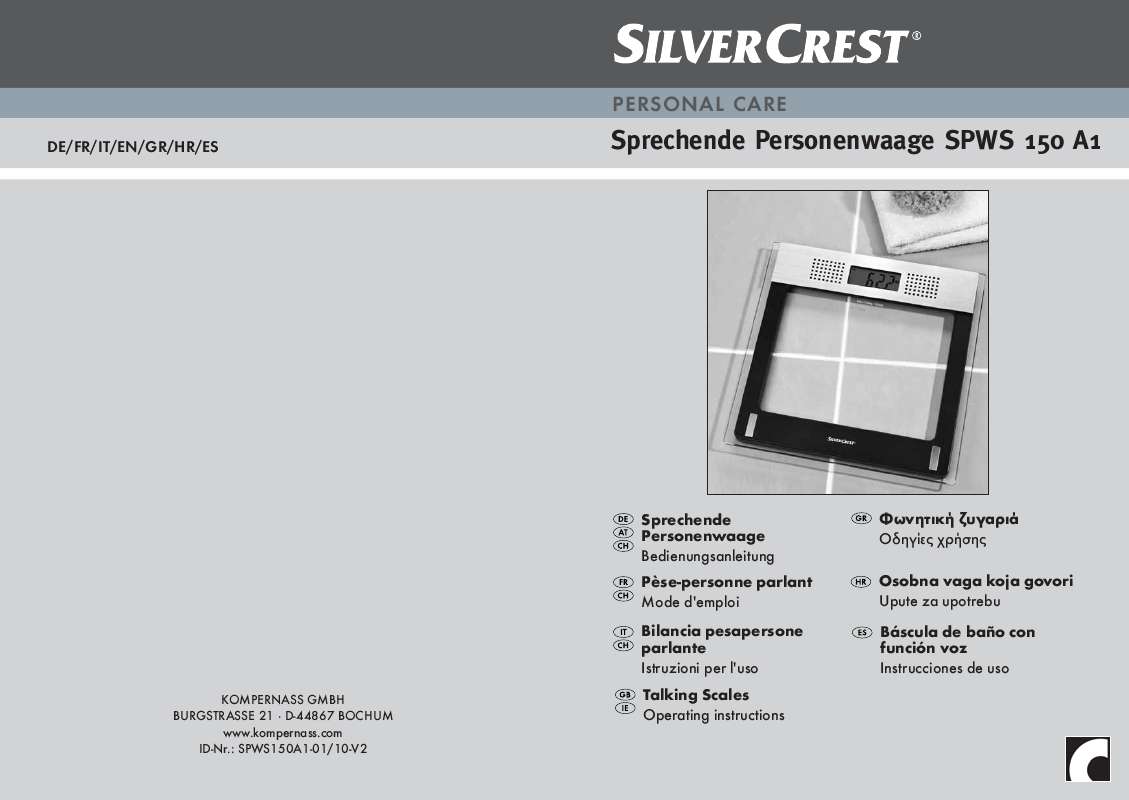 Guide utilisation  SILVERCREST SPWS 150 A1  de la marque SILVERCREST