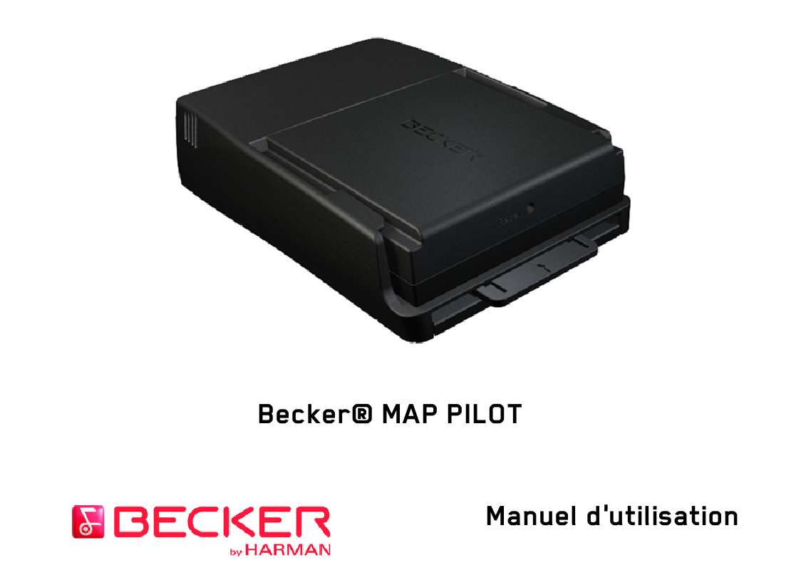 Guide utilisation BECKER MAP PILOT  de la marque BECKER