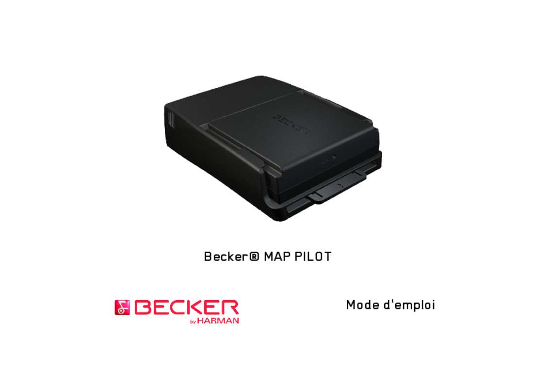 Guide utilisation BECKER MAP PILOT CLASSE B  de la marque BECKER
