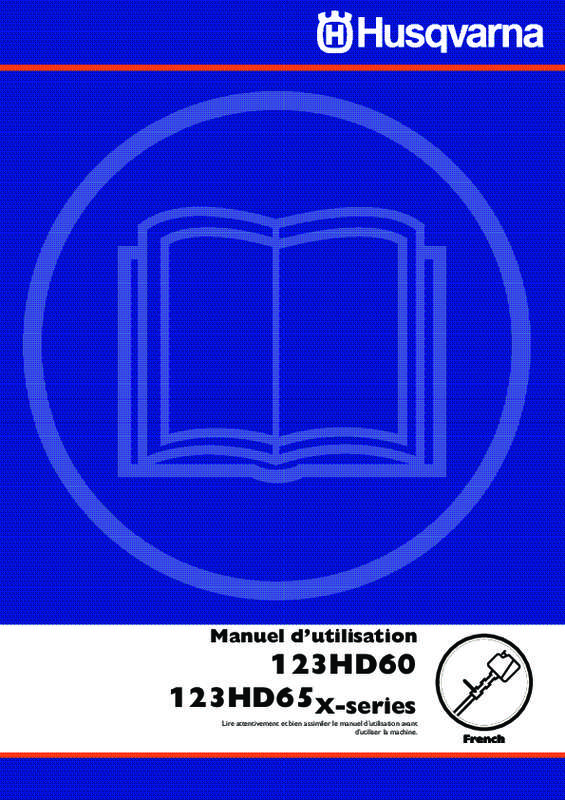 Guide utilisation HUSQVARNA 123 HD 65  de la marque HUSQVARNA