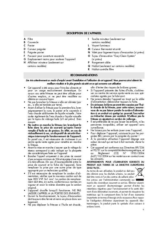 Guide utilisation DELONGHI F16313 de la marque DELONGHI
