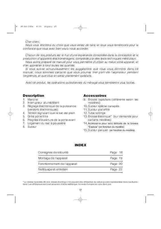 Guide utilisation  DELONGHI XCA 245.1  de la marque DELONGHI