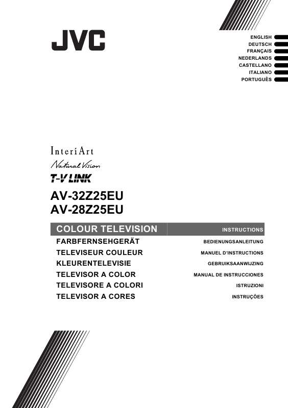 Guide utilisation  JVC AV-2832Z25  de la marque JVC