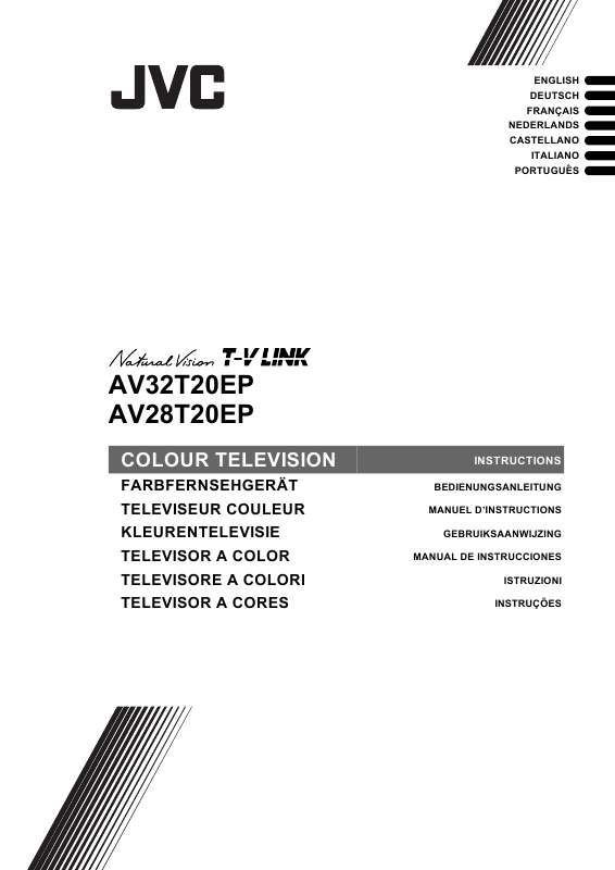 Guide utilisation  JVC AV-28T20  de la marque JVC