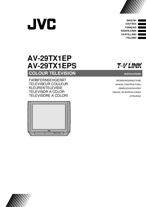 Guide utilisation  JVC AV-29TX1  de la marque JVC