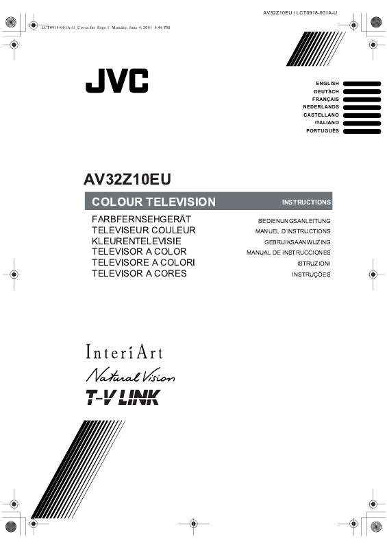 Guide utilisation  JVC AV-32Z10  de la marque JVC